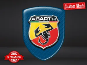 Fiat Abarth Wasserfestes Etikett Sportlich Anpassbar Robust